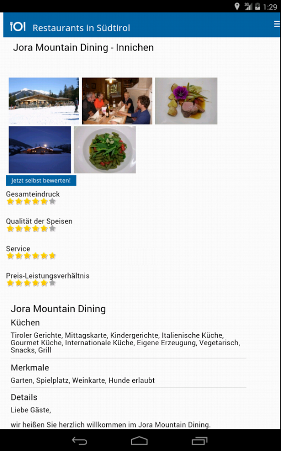 Restaurants in Südtirol截图3