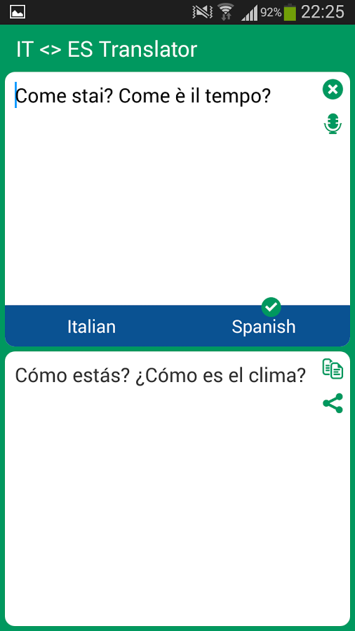 Italian - Spanish Translator截图1