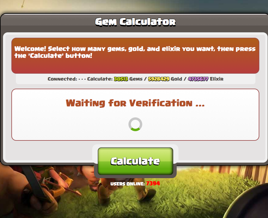 Gem Calculator: COC Tutorial截图2