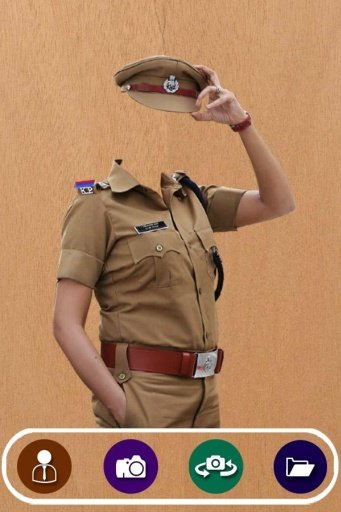 Indian Police Suit Photo Maker截图1