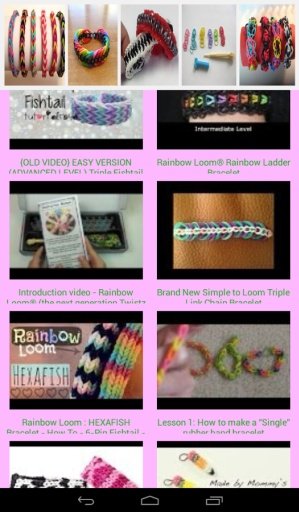 Rainbow Loom Bracelet Design截图6