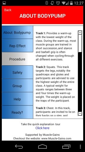 Muscle Gains - Bodypump LITE截图3