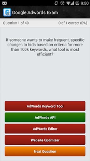 Google Adwords Sample Exams截图6