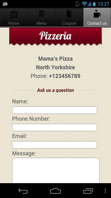 Pizza Restaurant App截图2