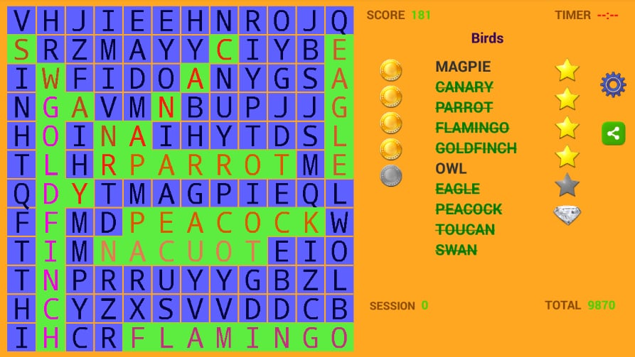 Word Search Puzzle wORD SEEk截图7