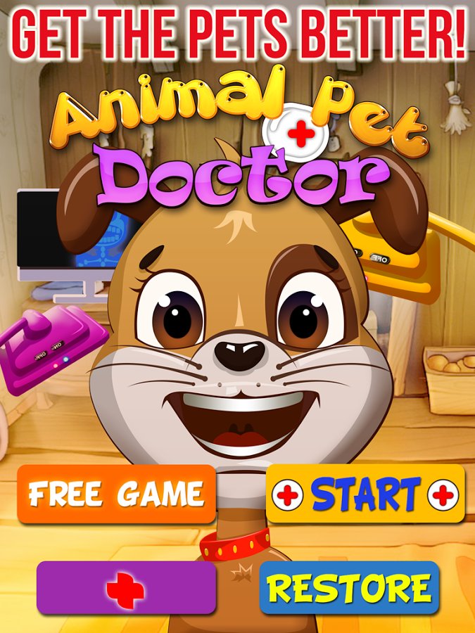 动物宠物医生儿童游戏截图4