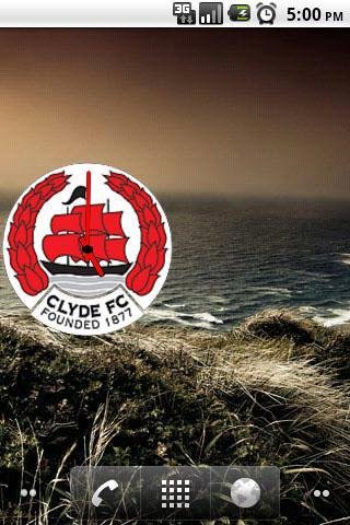 clyde fc clock widget截图1