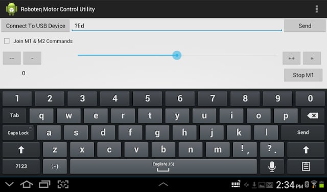 RoboteQ Motor Control Utility截图4