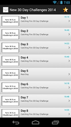 New 30 Day Challenges 2014截图2