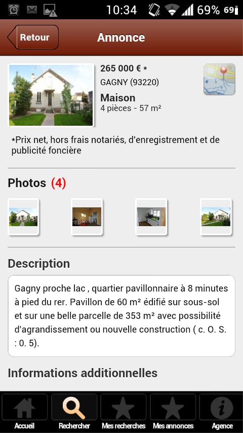 Agence Immobili&egrave;re Moren...截图2