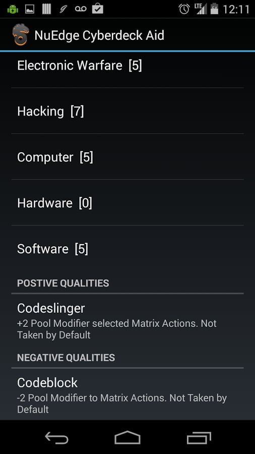 Shadowrun Cyberdeck Aid截图1