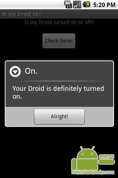 我的Droid开启了么？截图