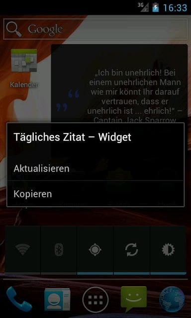 T&auml;gliches Zitat – Widget截图4