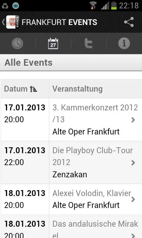 FRANKFURT EVENTS Veranstaltung截图6