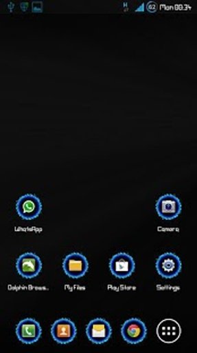 ICON PACK - Blue Fire Ring截图2