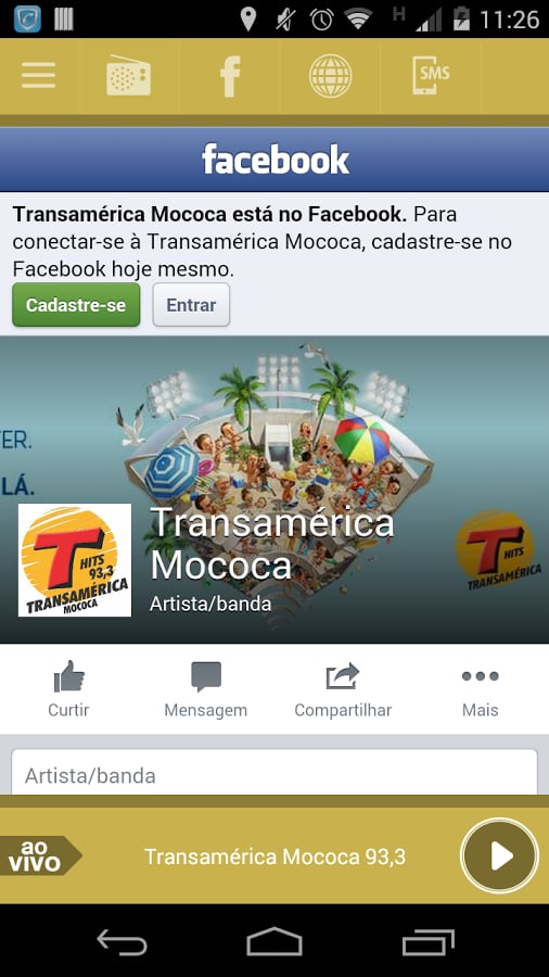 Transam&eacute;rica Mococa 93,3截图2