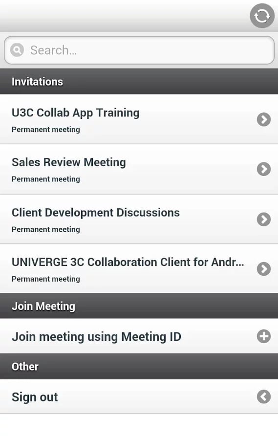 UNIVERGE 3C Collaboratio...截图7