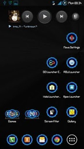 ICON PACK - Blue Fire Ring截图1