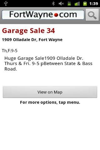 Ft. Wayne Garage Sales截图4