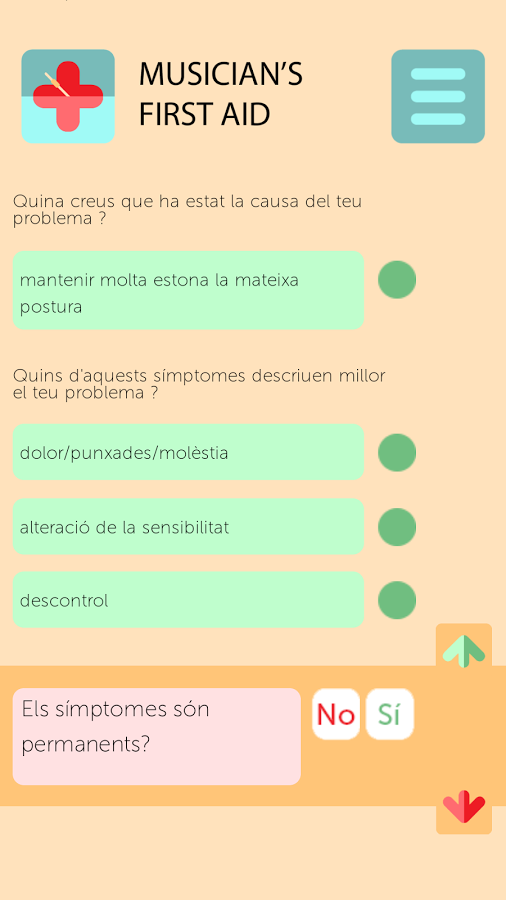 Musician's First Aid - Català截图3