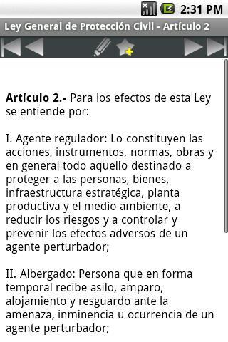 Ley General de Protección Civi截图3