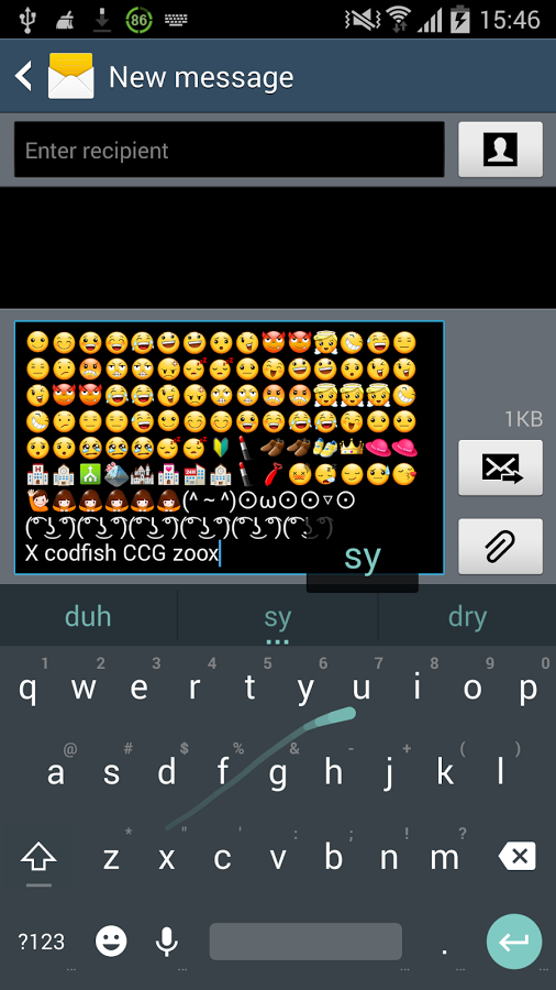 Emoji Keyboard for Android L截图1