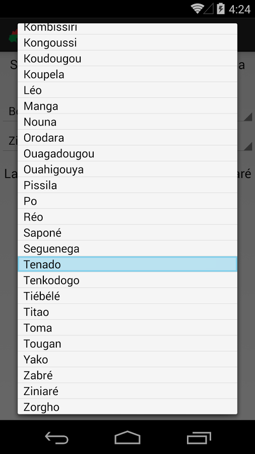 Tableau Kilométrique Burkina截图4