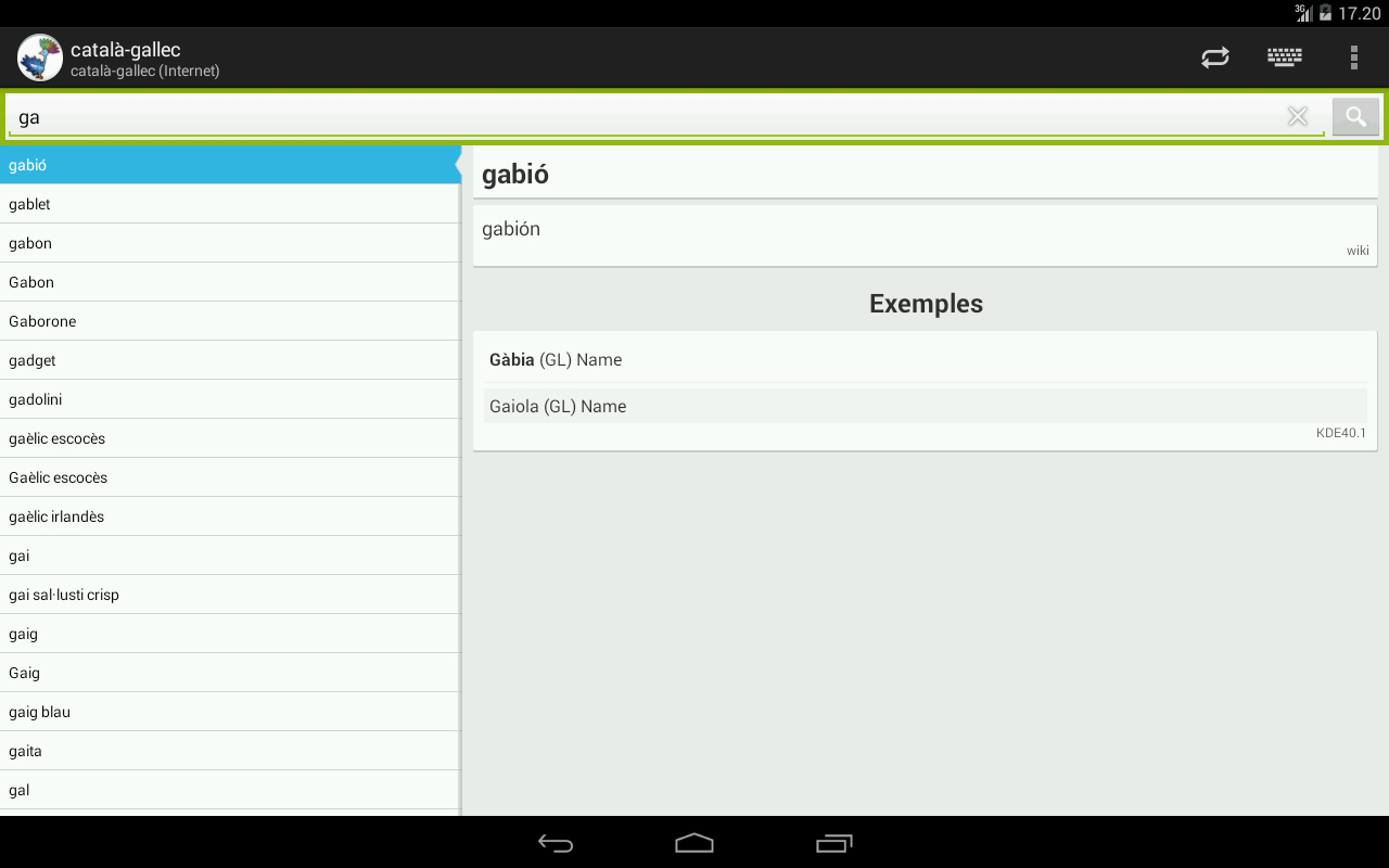 Català-Gallec Diccionari截图2