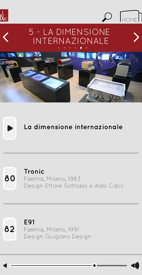 Audioguía del museo MUMAC截图7