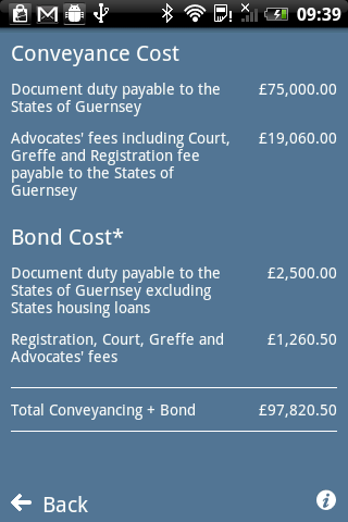 Babbé Guernsey Property Costs截图4