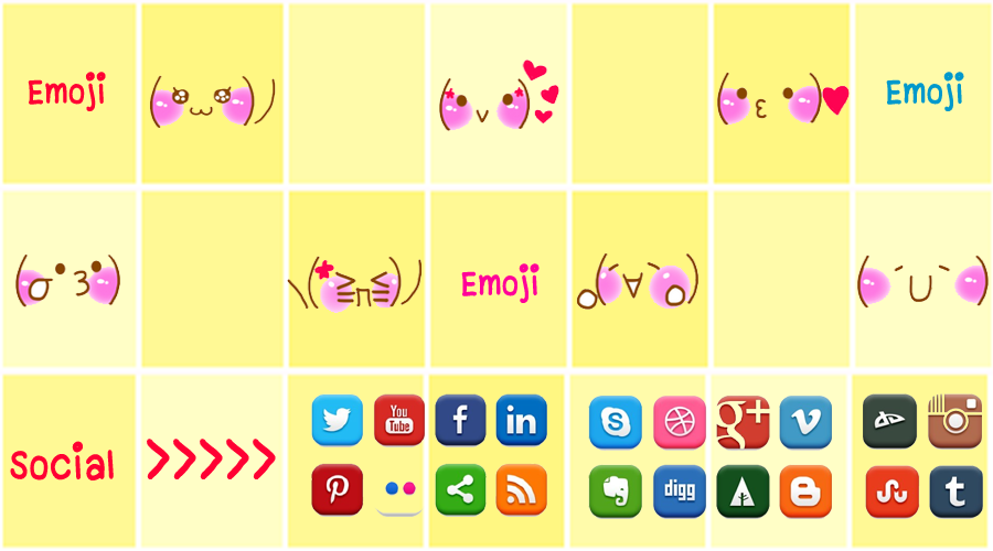 Emoji表情贴纸分享社会截图2