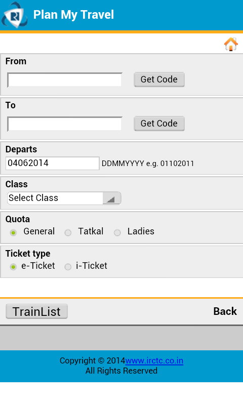 IRCTC (Indian Railway)截图4