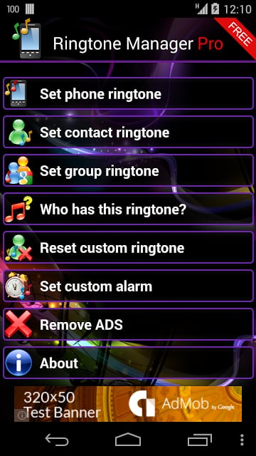 Ringtone Manager Pro FREE截图1