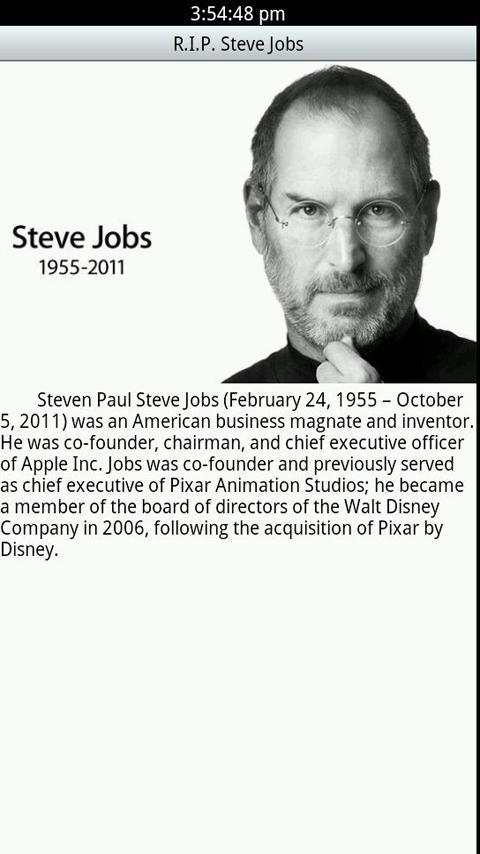 R.I.P. Steve Jobs截图2