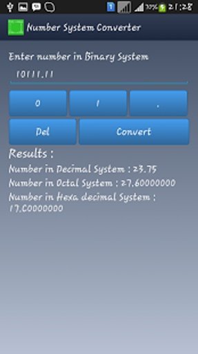 Number System Converter截图2