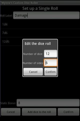 Wynne's Custom Dice Roller截图6