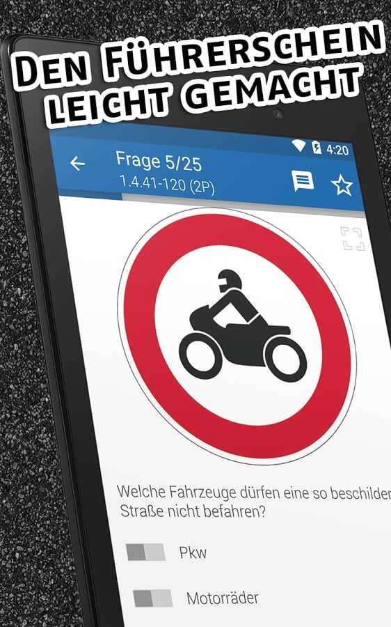 iTheorie Motorrad F&uuml;hrer...截图6