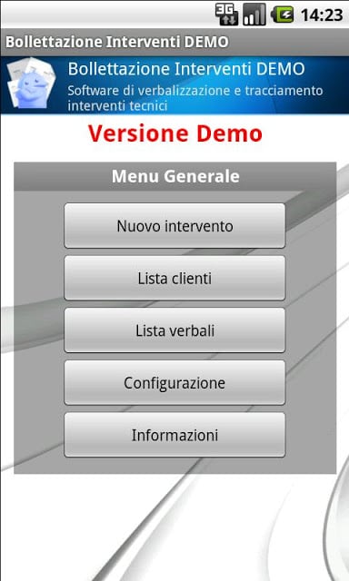 Bollettazione Interventi DEMO截图2