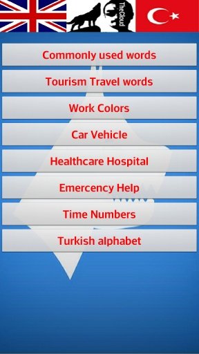 English Turkish language app截图1