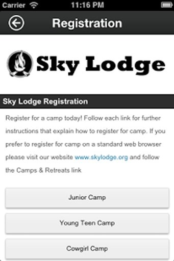 Sky Lodge Christian Camp截图5