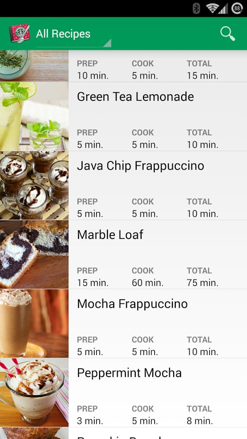 Recipe Guide for Starbucks截图8