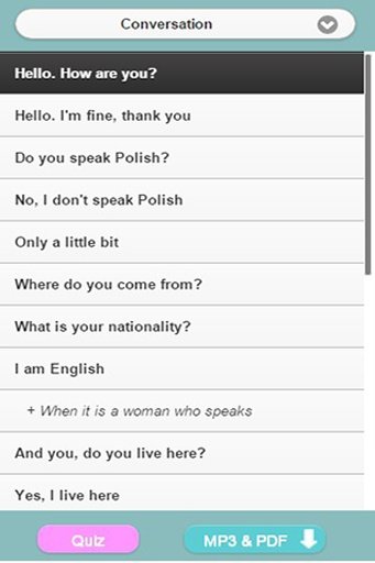 Learn Polish conversation截图3