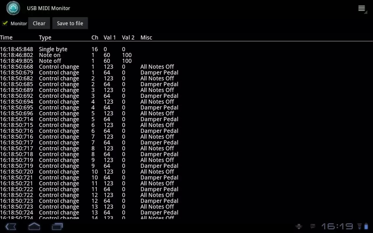 USB MIDI Monitor截图3