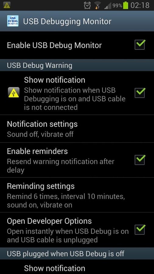 USB Debugging Monitor截图2