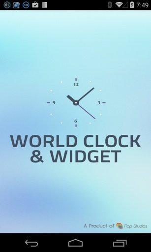 World Clock and Free Widget截图5