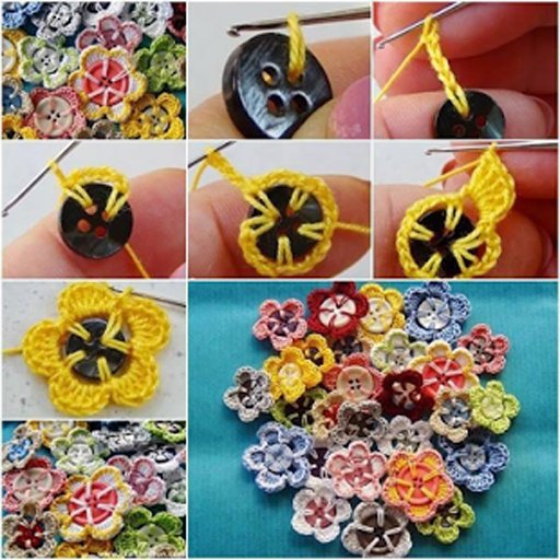 How to Make Crochet Flower截图3