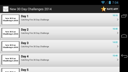 New 30 Day Challenges 2014截图4