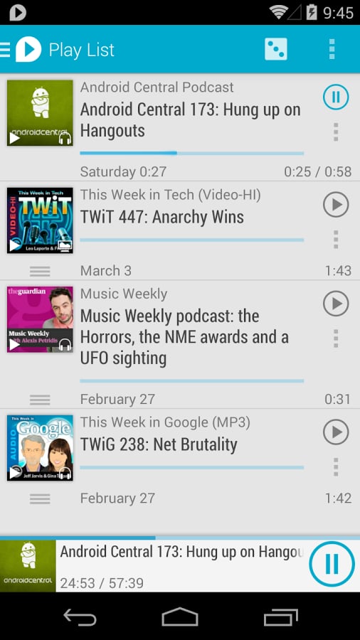 uPod Podcast Player – T...截图9