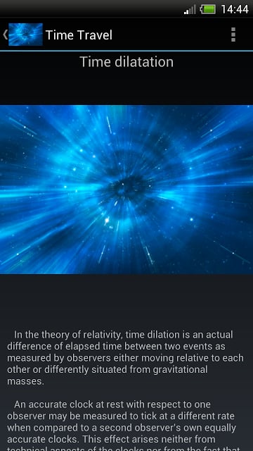 Time Travel (dilation calc)截图2