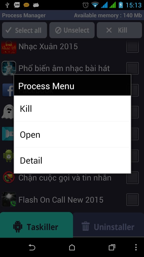 Process Manager Android截图2